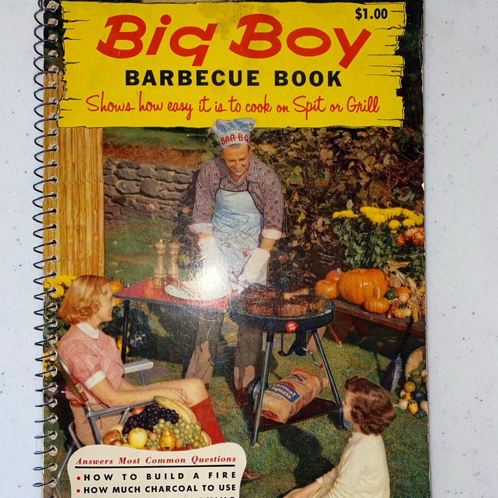 Vintage Big Boy BBQ book